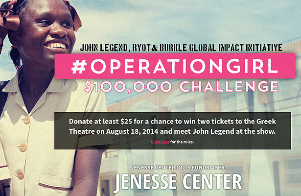 John Legend, RYOT & Burkle Global Impact Initiative Support Jenesse Center