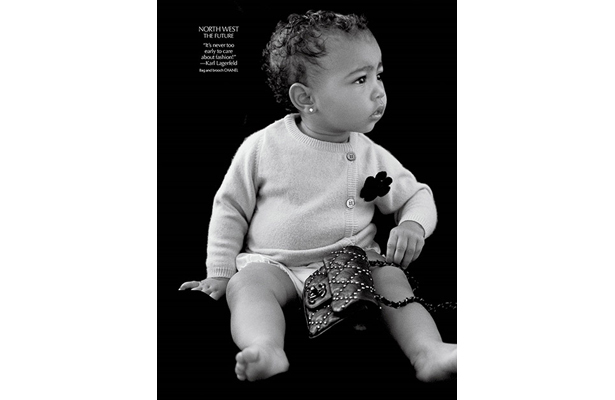 Too Cute! North West Makes Modeling Debut