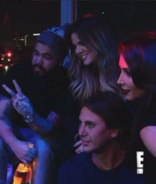 Watch Kim K. Help Khloé Through Awkward Lamar Run-In