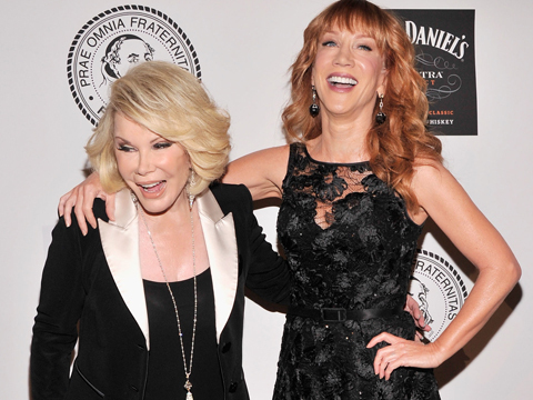 Video! Kathy Griffin Denies Rumors, Says She's Not After Joan Rivers' Job