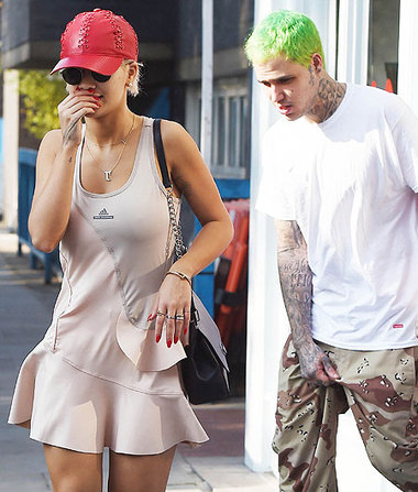 Is Rita Ora Dating This Guy with Green Hair?