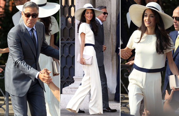 Pics! George Clooney and Amal Alamuddin Wed in Civil Ceremony