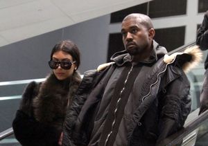 Fan Asks Kanye to Sign a Pic of Kim from Her Wedding to Kris! See His Reaction