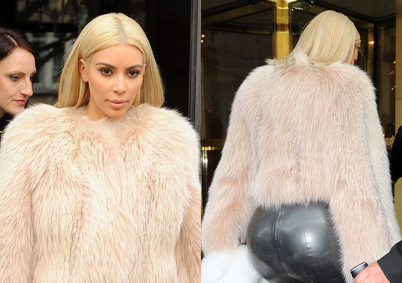 Someone Call Sir Mix-a-Lot: Kim K Steps Out in Booty-tastic Latex Pants