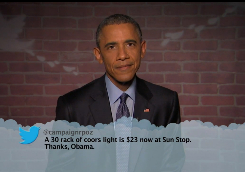 President Obama Takes Over Hollywood, Reads Mean Tweets on Kimmel