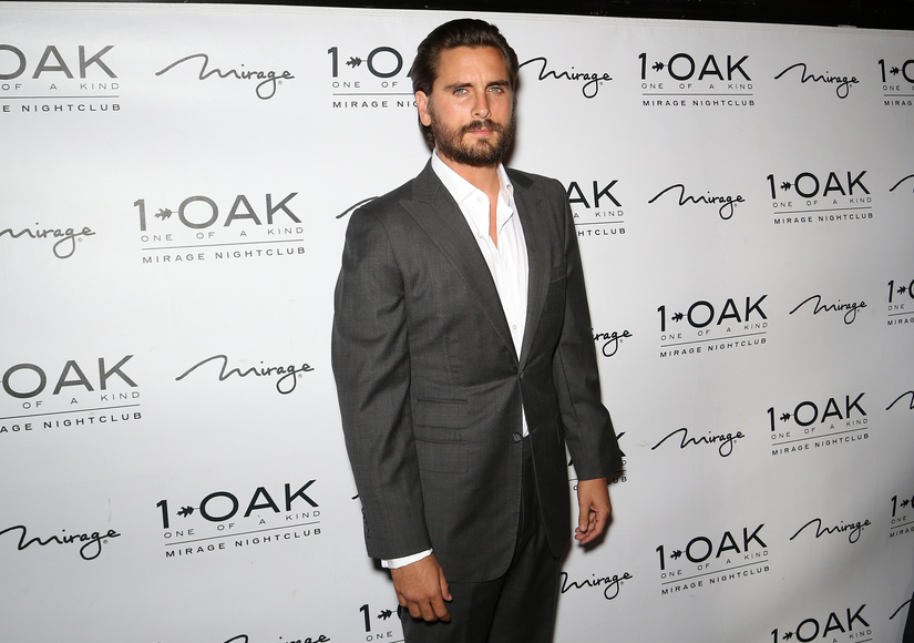 Scott Disick Was Not Kissing Mystery Blonde in Las Vegas