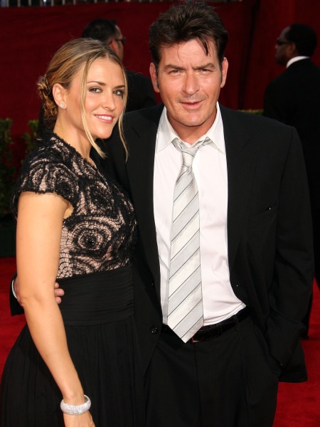 Getty Images charlie sheen and brooke mueller