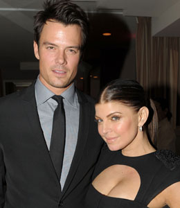 Getty Images Josh Duhamel and Fergie renew wedding vows