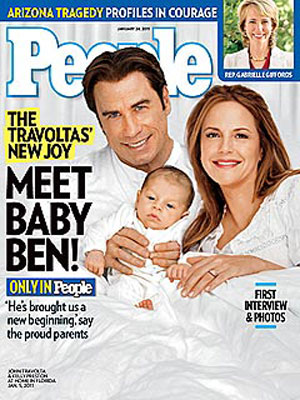 People Magazine john travolta and kelly preston