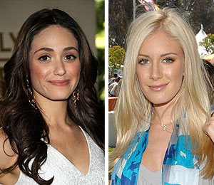 Getty Images/Extra Composite emmy rossum heidi montag
