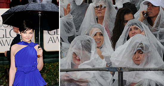 Getty Images rain golden globes
