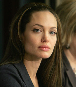 Getty Images Angelina Jolie is asking the public to reach out to the orphans of Haiti.