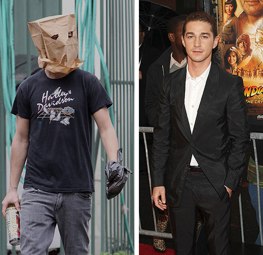 Splash News/Getty Images/Extra composite 0123labeouf.jpg
