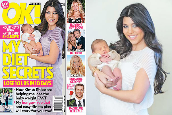 OK Magazine/Extra composite Kourtney Kardashian ok magazine