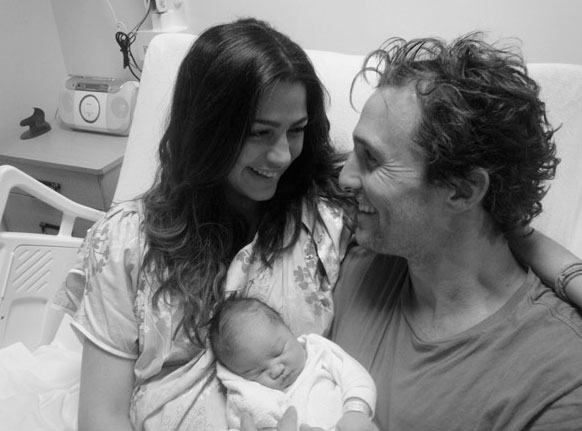 MatthewMcConaughey.com Photo of Matthew McConaughey's baby girl!