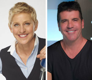 Michael Becker/FOX Simon Cowell and Ellen DeGeneres won't sit next to each other on American Idol
