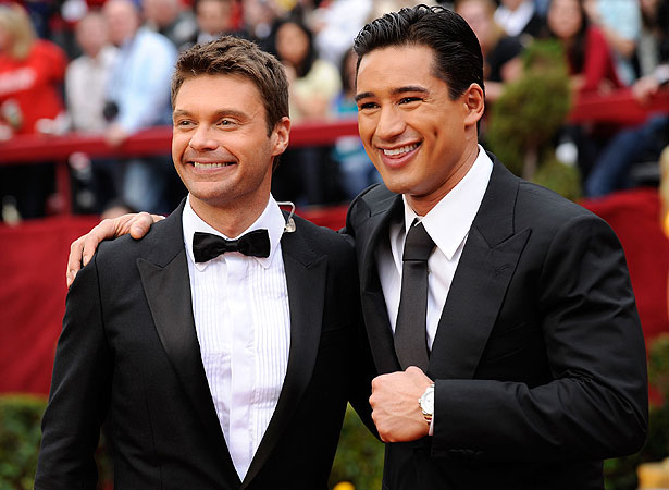 Getty Images Ryan Seacrest and Mario Lopez