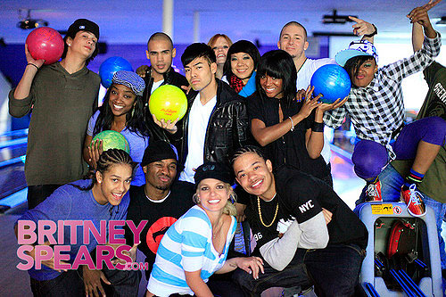 BritneySpears.com britney spears bowling