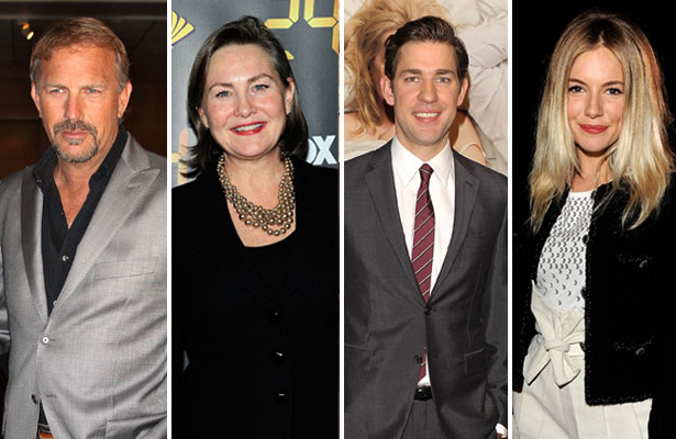 Getty Images Kevin Costner, Cherry Jones, John Krasinski and Sienna Miller