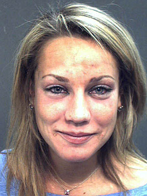 Johnston's mug shot after her arrest in Florida AlyseLathi-Johnston.jpg