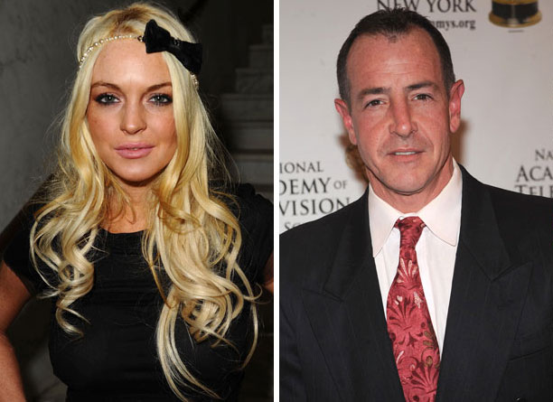 Getty Images lindsay lohan and michael lohan