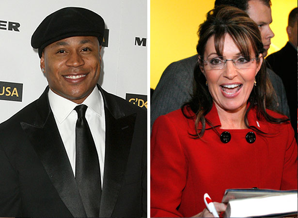 Getty Images/Extra Composite ll cool j and sarah palin