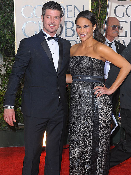 Getty Images robin thicke and paula patton