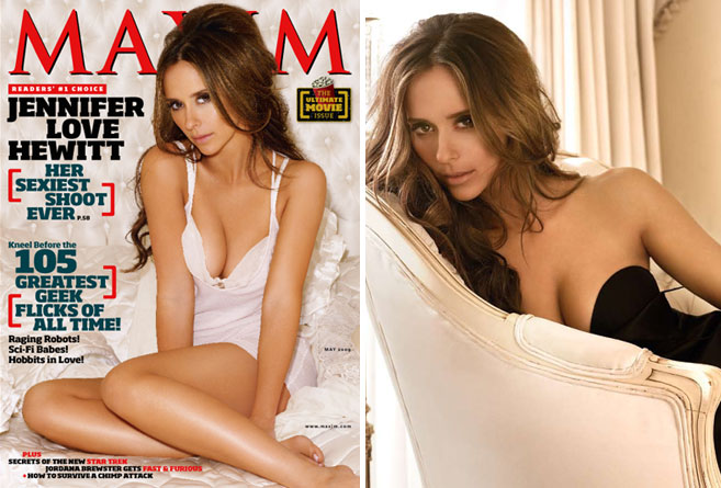 Maxim/Photo credit: James White jennifer love hewitt poses for maxim