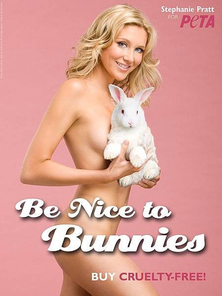 PETA stephanie pratt peta ad