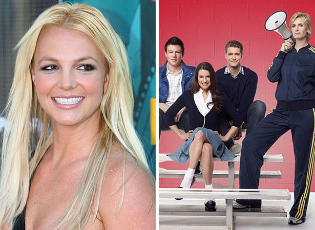 Getty Images/FOX Britney Spears and Glee cast