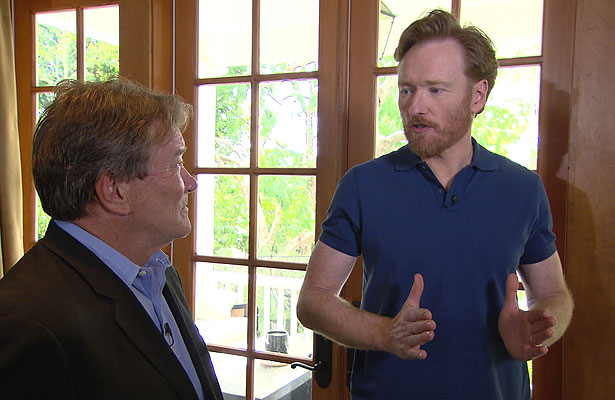 CBS conan o'brien and steve kroft
