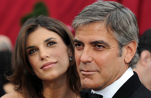 Getty Images george clooney and elisabetta canalis