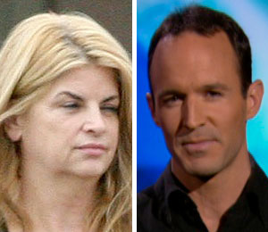 Fame/Extra composite kirstie alley and jimmy pena