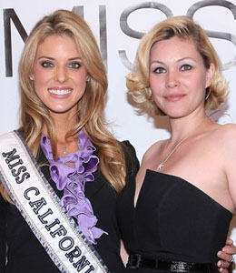 Getty Images Carrie Prejean and Shanna Moakler