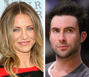 Getty Images cameron diaz has lunch with adam levine