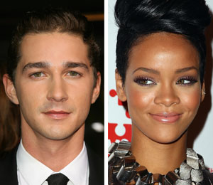 Getty Images/Extra Composite shia labeouf confirms date with rihanna