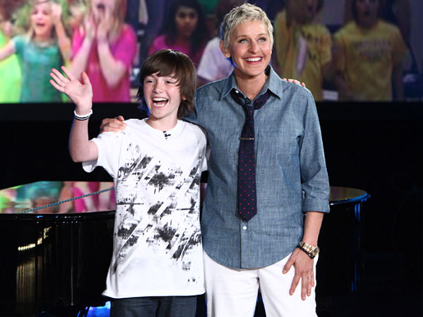 NBC ellen degeneres and greyson chance