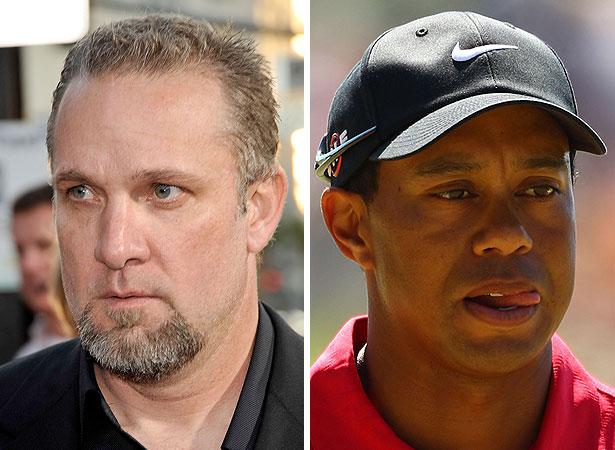 Getty Images jesse james and tiger woods