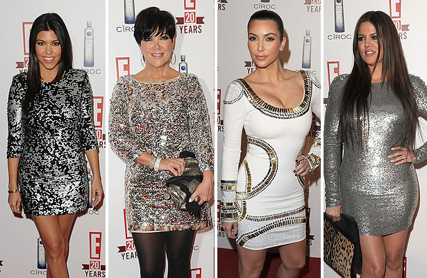 Getty Images kourtney kardashian, kris jenner, kim kardashian and khloe kardashian