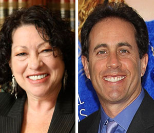 Getty Images/Extra Composite sonia sotomayor's connection with seinfeld