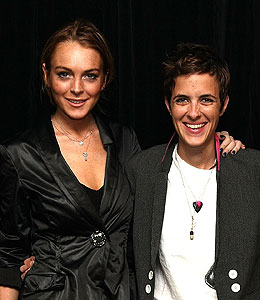 Getty Images lindsay lohan gets back together with samantha ronson