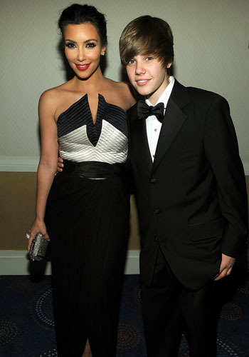 kim kardashian and justin bieber