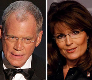 Getty Images/Extra Composite david letterman apologizes to sarah palin