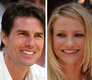 Getty Images/Extra Composite cameron diaz excited to work with tom cruise