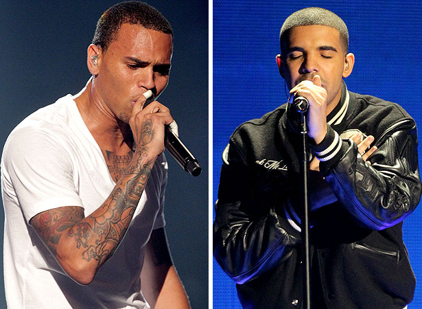 Getty Images chris brown and drake