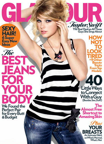 Taylor Swift featured in Glamour