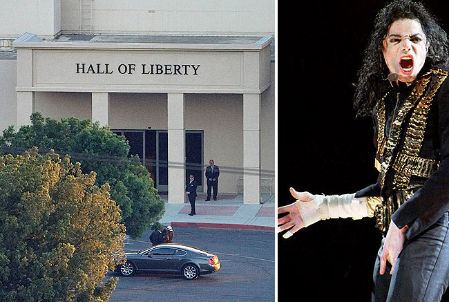 INF Photo/Getty Images jackson family holds private viewing