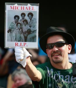 Getty Images Michael Jackson memorial in Gary, Indiana