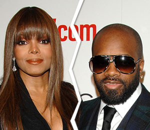 Getty Images/Extra composite Janet Jackson and Jermaine Dupri split