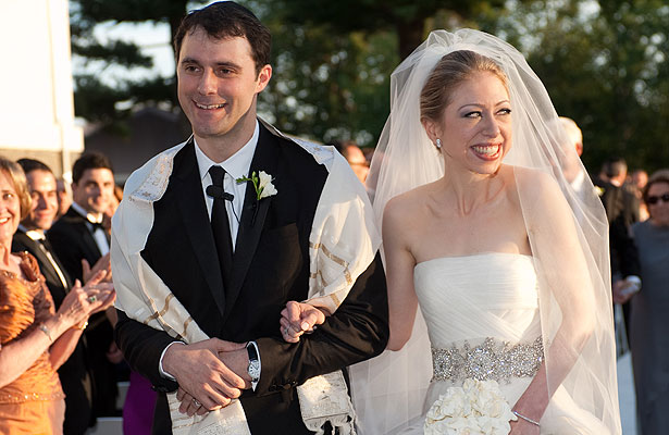 Getty Images/ chelsea clinton and marc mezvinsky